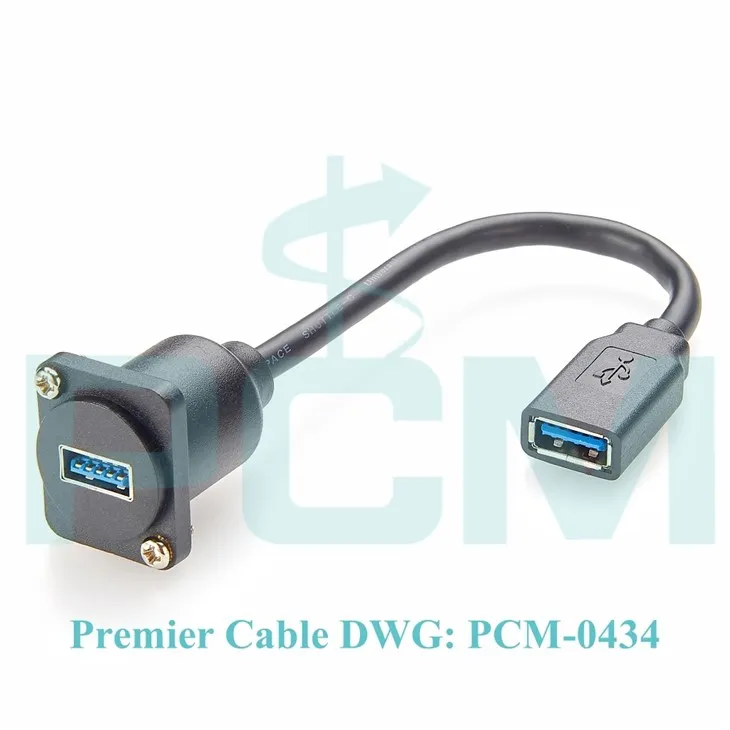 Various Types Of Square Panel Mount Connectors