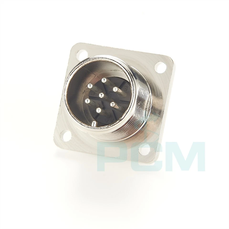 Flange Socket 7 Pin 6+PE Proportional Valve Plug Assembly