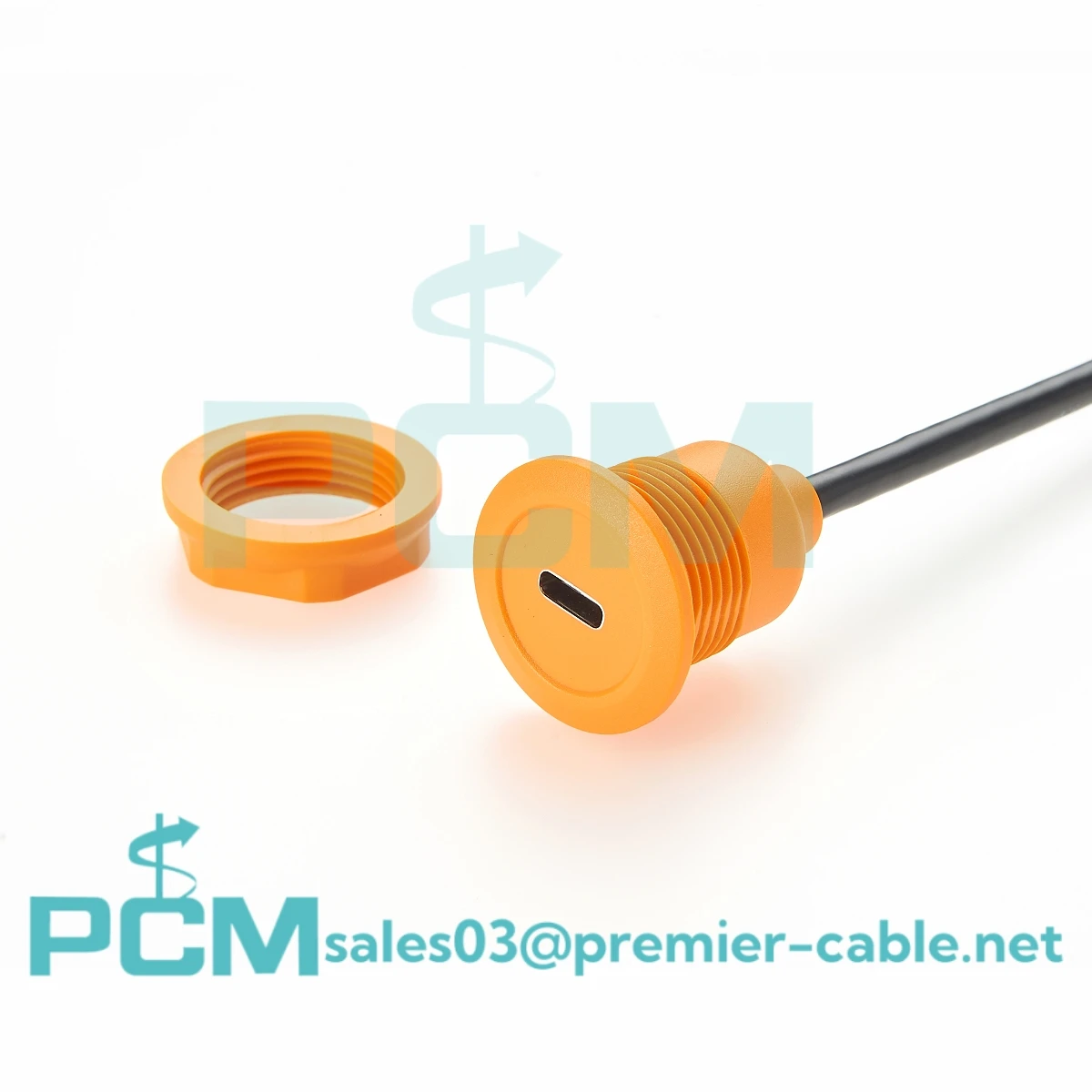 USB-C to USB-C Feed-Thru Chassis Mount Connector We are a manufacturer of USB-C to USB-C Feed-Thru Chassis Mount Connector