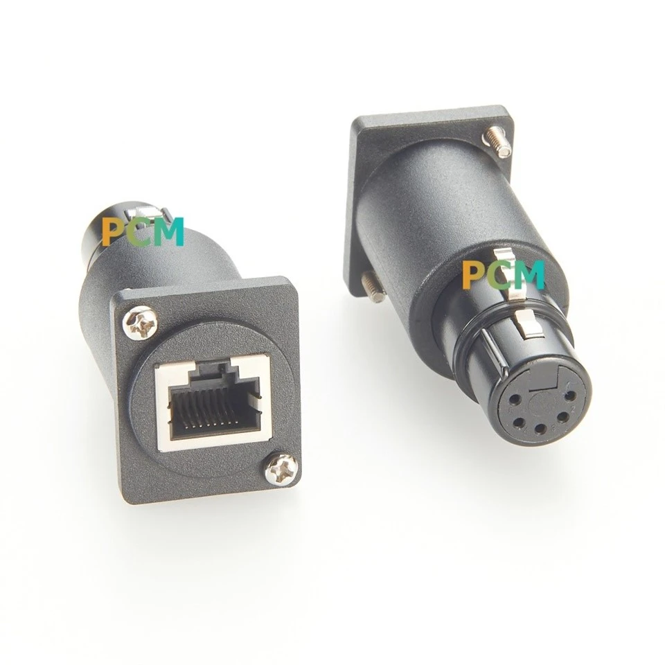 RJ45 To XLR 5 Pin Adapter Panel Mount suppliers