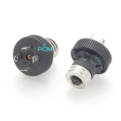 M12 до круглої бази DIN SOLENOID CLONKER