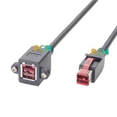 USB-кабель 24 В для монтажу на панель